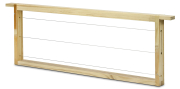 EWG® Rähmchen gedrahtet Zander 159 mm, 28 mm breit, gerade Seiten