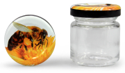 Rundglas 50 ml mit 43er Biene