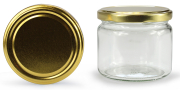 Rundglas 330 ml mit 82er gold
