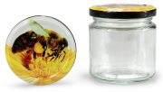 Rundglas 212 ml mit 66er Biene