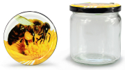 Rundglas 400 ml mit 82er Biene