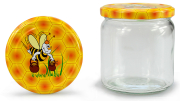 Rundglas 400 ml mit 82er Bieno®Spaß