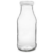 Saftflasche 260 ml mit 43er weiß