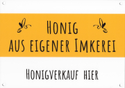 Bieno®Design Werbeschild "Honigverkauf"