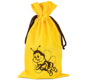 ApiSina® Honigglasbeutel gelb „Biene“