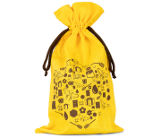ApiSina® Honigglasbeutel gelb „Hexagon“