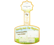 Honigglas-Rollenetikett Blüte 250 g