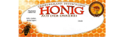 ApiSina® Etikett Ellipse „Honig, neutral“