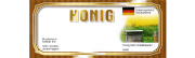 ApiSina® Etikett Goldrahmen „Honig braun, neutral“