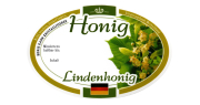 ApiSina® Oval-Etikett Krone „Lindenhonig“