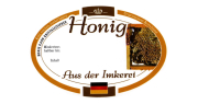 ApiSina® Oval-Etikett Krone „Honig braun, neutral“