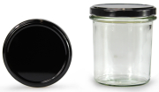 Sturzglas 350 ml mit 82er schwarz glänzend