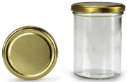 Sturzglas 435 ml mit 82er gold