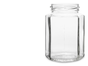 Achteckglas 280 ml "solo" ohne Deckel