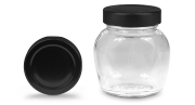 Deep Ovalglas 222 ml mit 58er matt schwarz