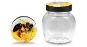 Deep Ovalglas 222 ml mit 58er Biene