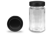 Deep Rundglas 250 ml mit 58er matt schwarz