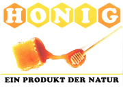 ApiSina® Werbeaufkleber „Wabe mit Honignehmer “