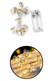 ApiSina® LED Lichterkette mit Bienen