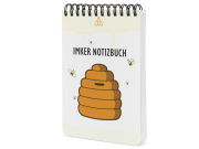 Imker Notizbuch, Kantenansicht, stehend