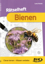 Rätselheft Bienen / Lara Keste, Cover